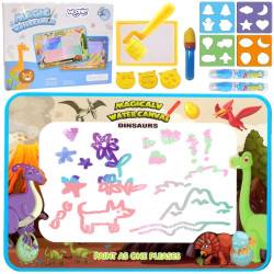 WOOPIE Magic Water Painting Mat XXL Number Stamps 100x80 cm