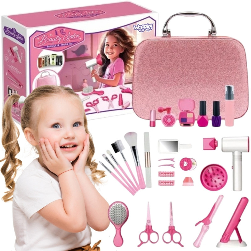 WOOPIE Hair Salon Cosmetic Case in a Box 2 in 1 43 pcs.