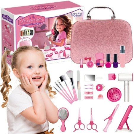 WOOPIE Hair Salon Cosmetic Case in a Box 2 in 1 43 pcs.