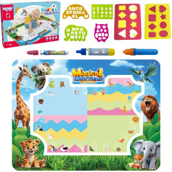 WOOPIE Safari Water Painting Mat Letters and Numbers
