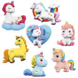 WOOPIE DIY Paint Craft Kit: Make Plaster Cast Figurines and Paint Them - Unicorn Kit