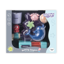 WOOPIE BABY Bath Toy Faucet Overflow Fountain Waterfall Dolphin
