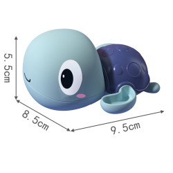 Woopie Turtle Swimming Wind-Up Bath Toy Blue