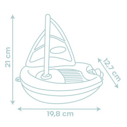 Smoby Little Bioplastic Sailboat for Water
