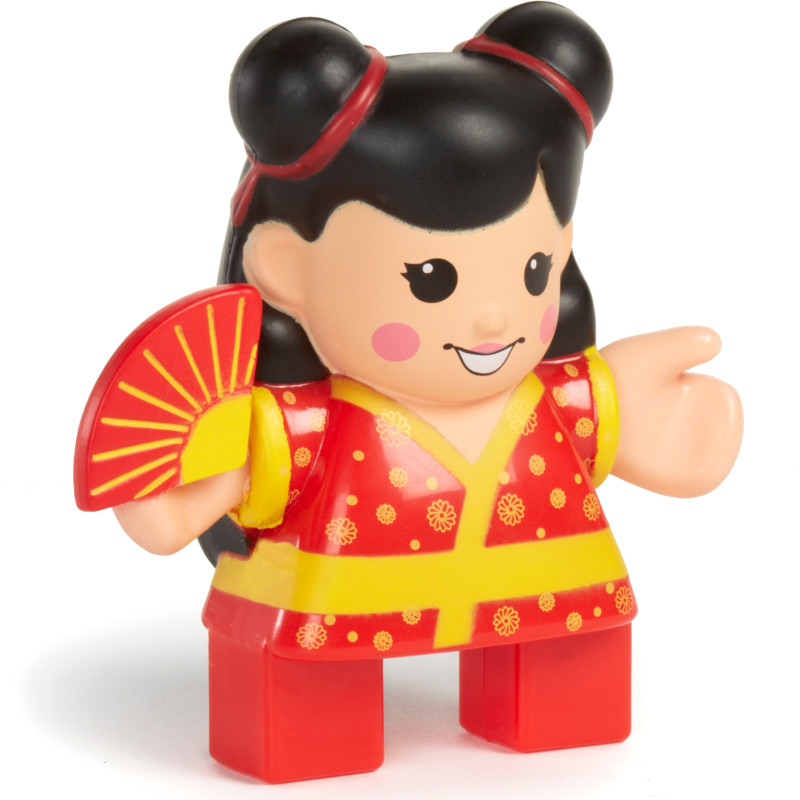 Little Tikes Geisha Figure Waffle Blocks