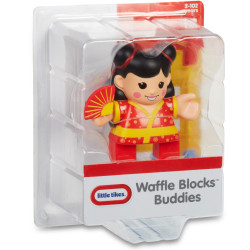 Little Tikes Geisha Figure Waffle Blocks