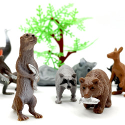 WOOPIE Wild Animals Figures Set 15 pcs.