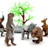 WOOPIE Wild Animals Figures Set 15 pcs.