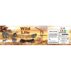 WOOPIE Wild Animals Figures Set 16 pcs.