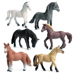 WOOPIE Set of 16 Horse Figures