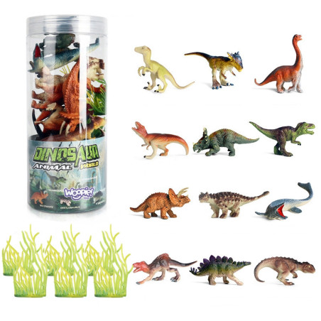 WOOPIE Dinosaur Figures Set 18 pcs - version 2