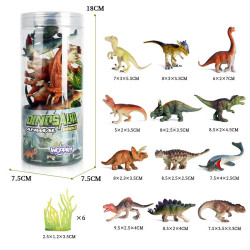 WOOPIE Dinosaur Figures Set 18 pcs - version 2