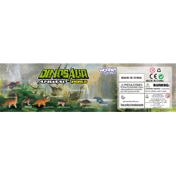 WOOPIE Dinosaur Figures Set 18 pcs - version 2