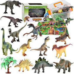 WOOPIE Dinosaur Park Set Figures + Mat and Accessories 23 pcs.