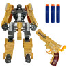 WOOPIE 3-in-1 Transforming Robot Tank and Dart Launcher Set Brown
