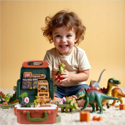 WOOPIE Dinosaur World Suitcase - Educational Dinosaur Explorer Set