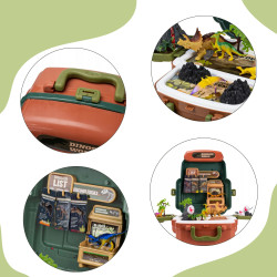 WOOPIE Dinosaur World Suitcase - Educational Dinosaur Explorer Set
