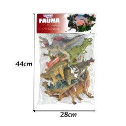 WOOPIE T-Rex Dinosaur Figure Set of 6