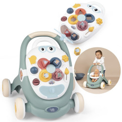SMOBY Little Walker 3in1 Interactive Pusher Stroller