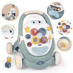 SMOBY Little Walker 3in1 Interactive Pusher Stroller