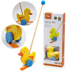 VIGA Wooden Duck Pusher