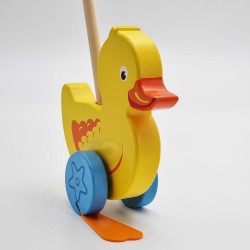 VIGA Wooden Duck Pusher