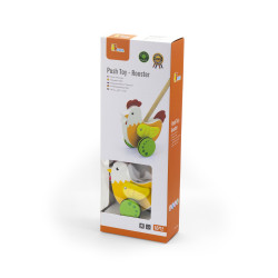 VIGA Wooden Educational Pusher Hen