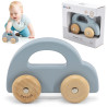 VIGA PolarB Wooden Push Car Blue