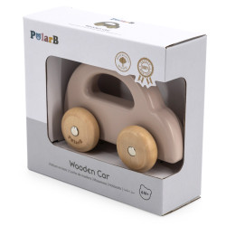 VIGA PolarB Wooden Push Car Brown