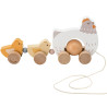 VIGA PolarB Wooden Pulling Hen with Chicks
