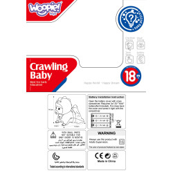 WOOPIE BABY Crawling Baby Toy with Lights and Melodies