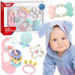WOOPIE BABY Sensory Rattle Teether Set