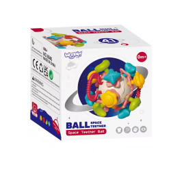 WOOPIE BABY Soft Rattle 4-in-1 Teether Sensory Toy for Babies 0m+