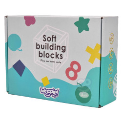 WOOPIE BABY Sensory Blocks Squeeze Puzzle Sound 12 pcs.