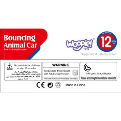 WOOPIE BABY Rattle Car Vehicle Hippo