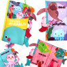 WOOPIE BABY Fabric Book with Sea Animal Tails