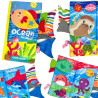 WOOPIE BABY Rustling Fabric Book with Sea Animal Tails