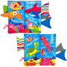 WOOPIE BABY Rustling Fabric Book with Sea Animal Tails