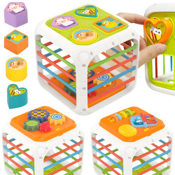 WOOPIE Educational Cube Sorter 4 in 1 Shapes 18m+