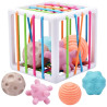WOOPIE BABY Flexible Sensory Cube Sorter for Children Crazy Shapes 5 pcs.