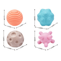 WOOPIE BABY Flexible Sensory Cube Sorter for Children Crazy Shapes 5 pcs.