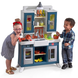 STEP2 Modern Realistic Kids Kitchen with Lots of Accessories
