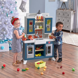 STEP2 Modern Realistic Kids Kitchen with Lots of Accessories