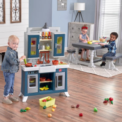 STEP2 Modern Realistic Kids Kitchen with Lots of Accessories