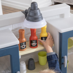 STEP2 Modern Realistic Kids Kitchen with Lots of Accessories