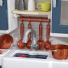STEP2 Modern Realistic Kids Kitchen with Lots of Accessories