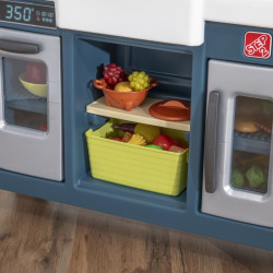 STEP2 Modern Realistic Kids Kitchen with Lots of Accessories