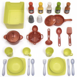 STEP2 Modern Realistic Kids Kitchen with Lots of Accessories