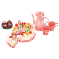 WOOPIE Cutting Birthday Cake Candles Kettle Cutlery + 83 pcs.