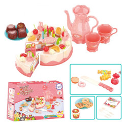 WOOPIE Cutting Birthday Cake Candles Kettle Cutlery + 83 pcs.